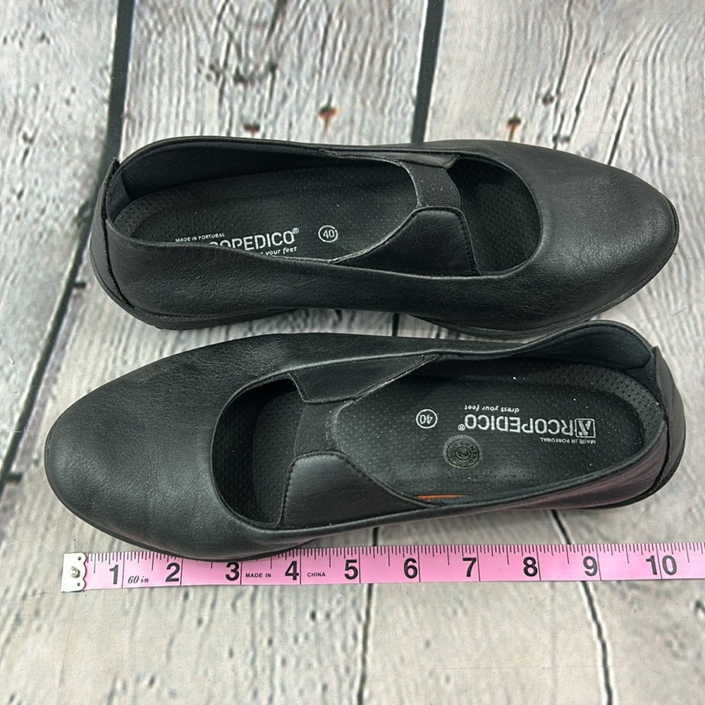 A’RCIPEDICO ITATIAIA Made in PORTUGAL Black Lightweight Slip On Mary Jane Flats - Picture 7 of 17